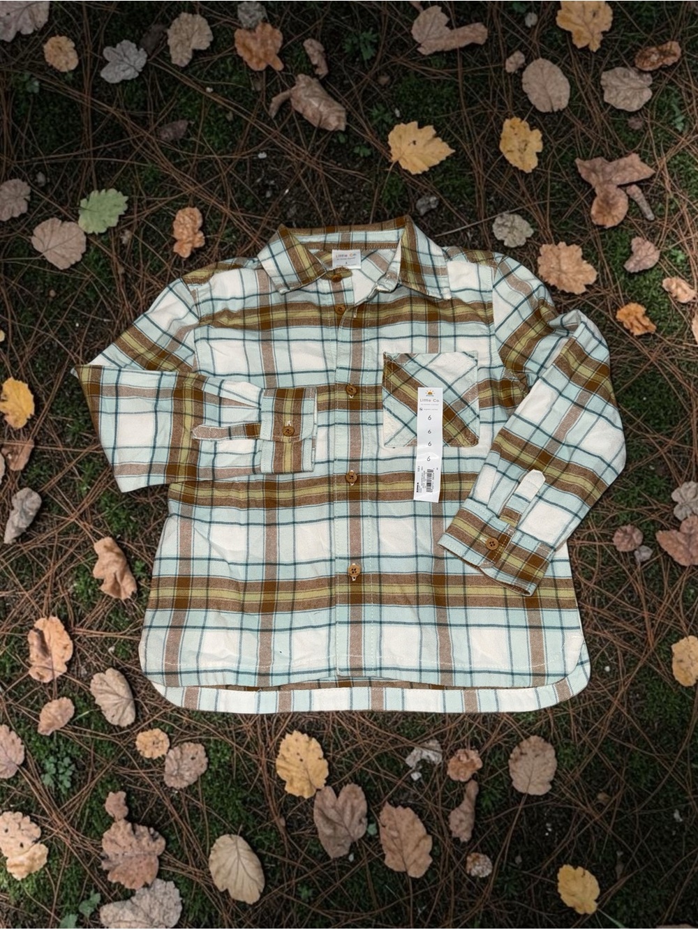 Kids Plaid Button-Up Shirt (6) Lauren Conrad Little Co